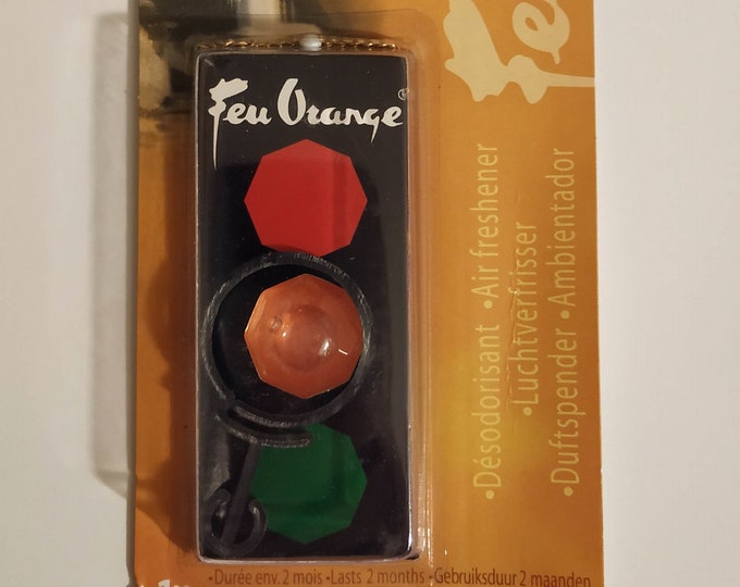 Feu Orange Original Retro Nostalgic Traffic Light Car Air Freshener