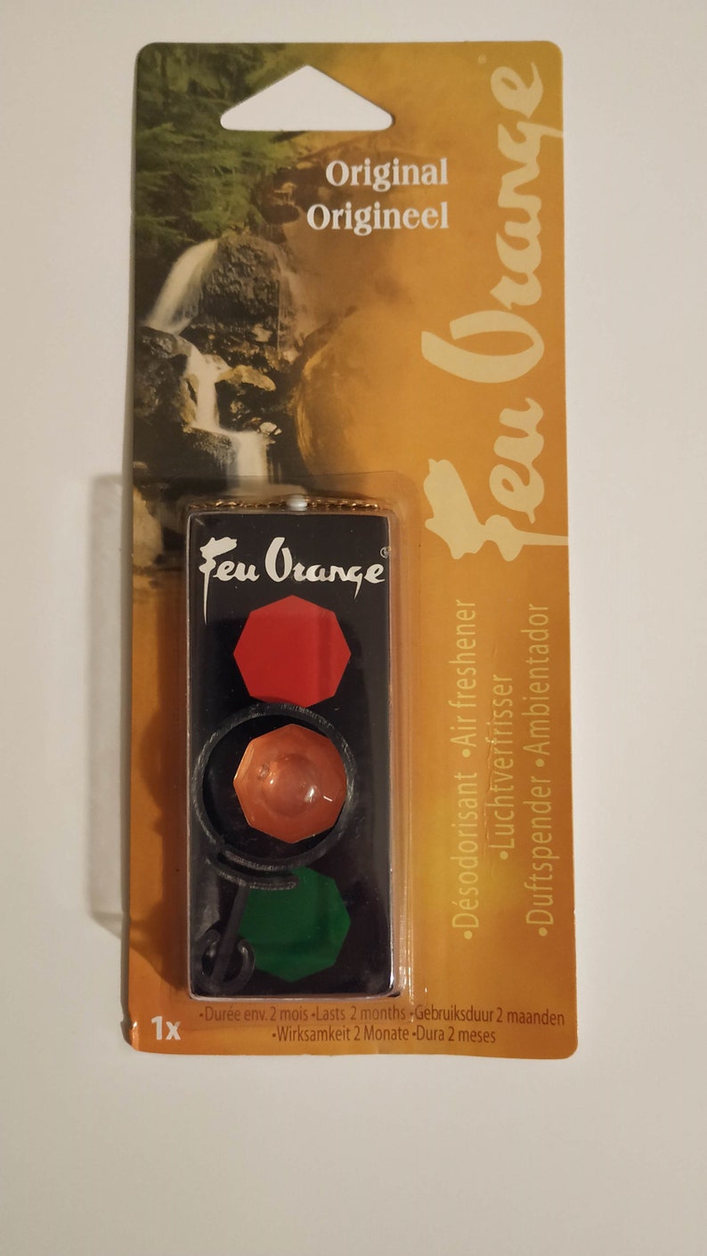 Feu Orange Original Rétro Nostalgic Traffic Light Car Air Etsy