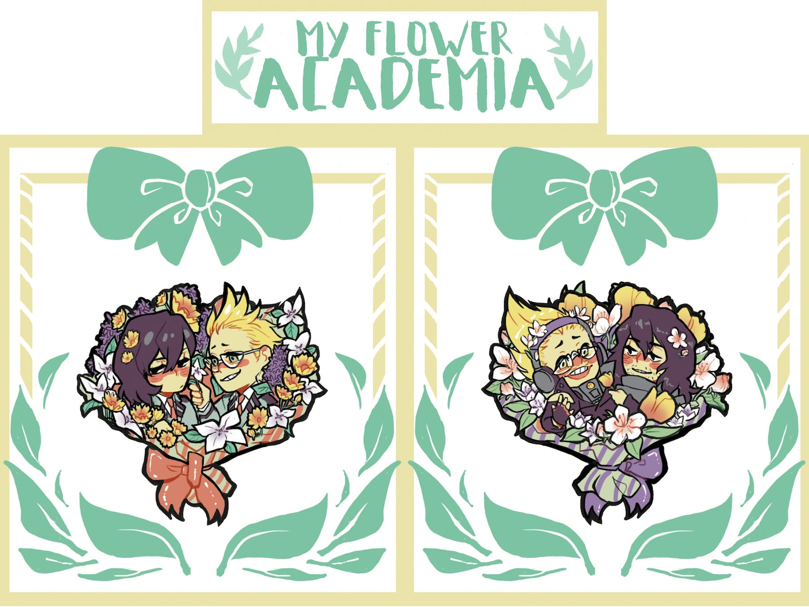 My Flower Academia ERASERMIC Etsy