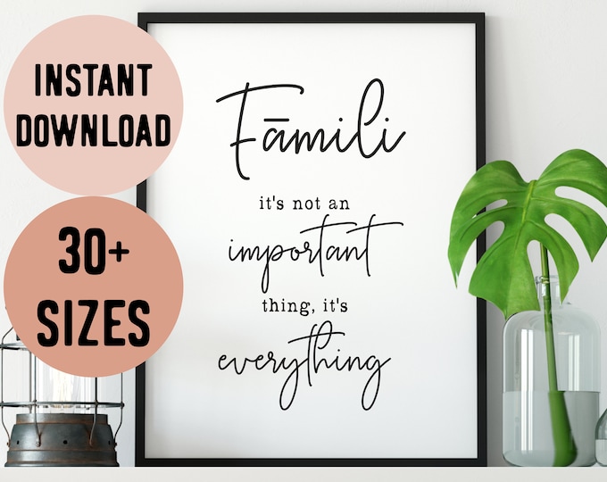 Digital Tongan Fāmili (Family) is Everything Print
