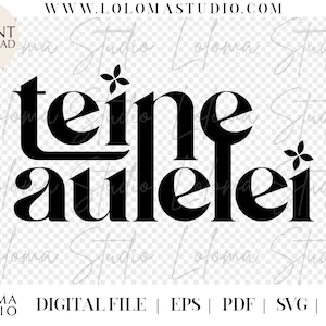 Samoa Teine Aulelei (Beautiful Girl) SVG Design - file di taglio SVG, arte polinesiana, design cricut, file SVG per cricut, png, eps, pdf