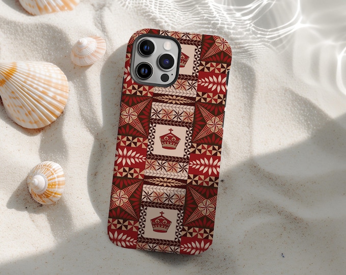 Tongan MagSafe® tough case for iPhone® Fonualei Pattern