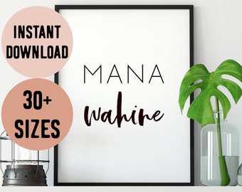 Hawaii Mana Wahine (Powerful Woman) Digital Print