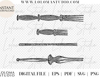 Fiji Cannibal Forks SVG Design