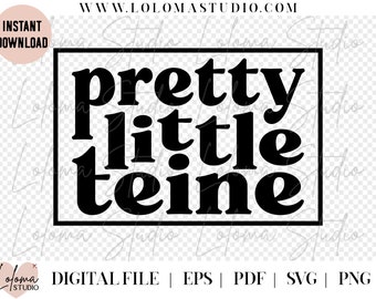 Samoa Pretty Little Teine (Pretty Little Girl) SVG Design - SVG cut file, polynesian art, cricut design, SVG files for cricut, png, eps, pdf