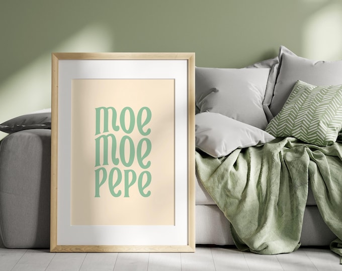 Samoa Moe Moe Pepe (Sleep Sleep Baby) Portrait Print