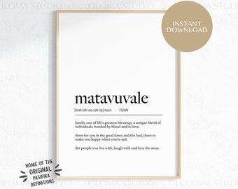 Digital Fiji Matavuvale (Family) Definition Digital File