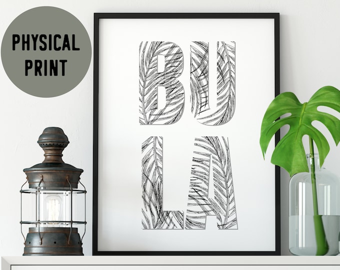 Fiji Bula Palms Physical Print