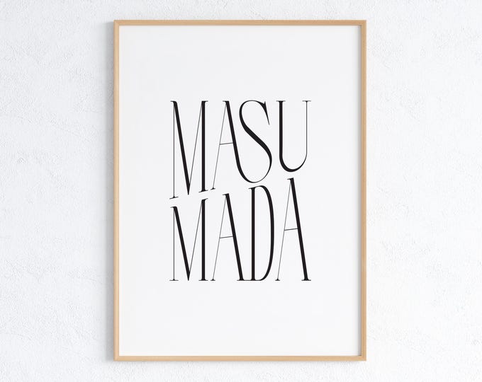Digital Fiji Scripture Masu Mada (Pray) Print
