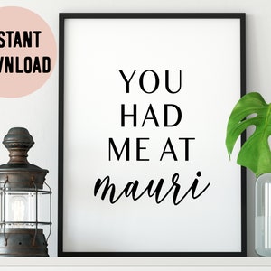 Digital Kiribati You Had Me At Mauri (Hello) Print