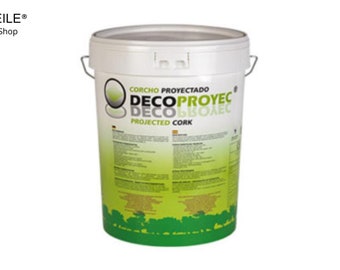 Cork coating, spray cork, spray cork 12KG Decoproyec