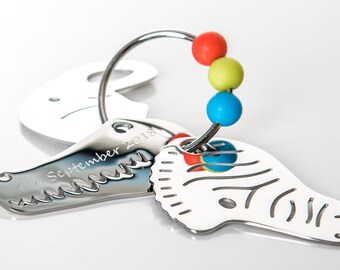 metal teething keys