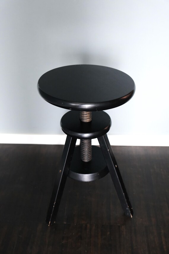 Vintage 90s Ikea Svenerik Stool Work Stool Height Adjustable Stool