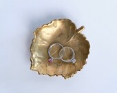 Vintage Brass Plate Leaf Bowl Bowl Jewelry Plate Candle Plate Shelf Mini Tray Jewelry Bowl Decoration incense tray