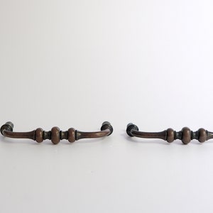 Vintage Bronze Handles Set of 2 / Drawer Handle, Door Handle, Holder, Furniture Handle