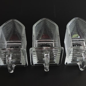 Small glass chute chute glass for kitchen cupboard vintage Gerrex decoration kitchen spice chute old kitchen decoration French country