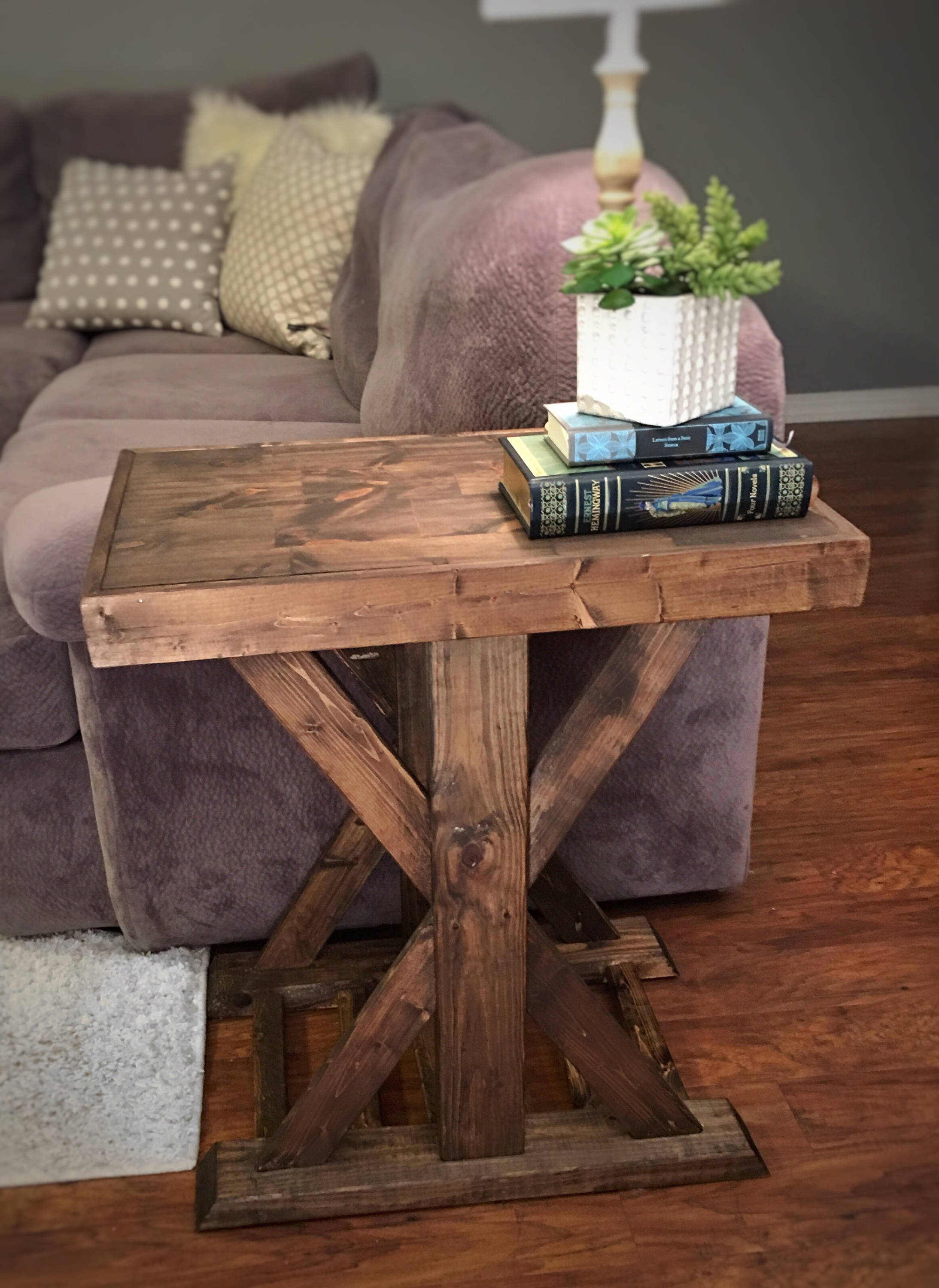 Custom Farmhouse End Table Nightstand FREE SHIPPING US Only Etsy