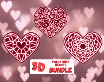 Download 3d Heart Svg Etsy