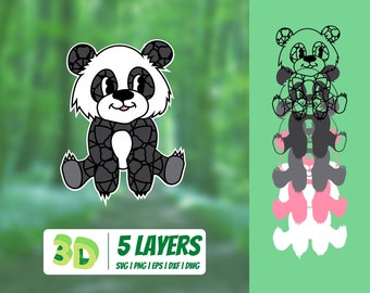 Download Panda Mandala Svg Etsy