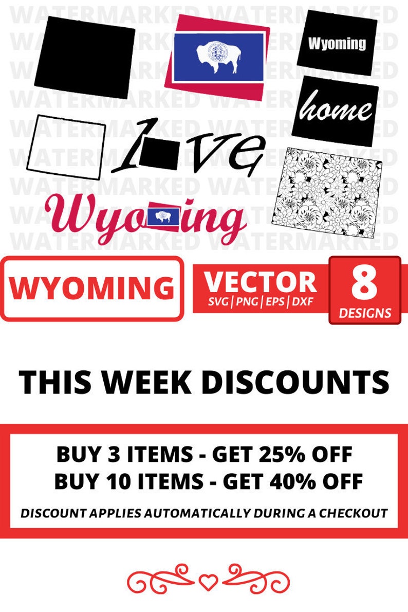 floral wyoming svg wyoming cuttable wyoming svg wyoming state silhouette wyoming cut file 8 WYOMING MAP SVG wyoming printable