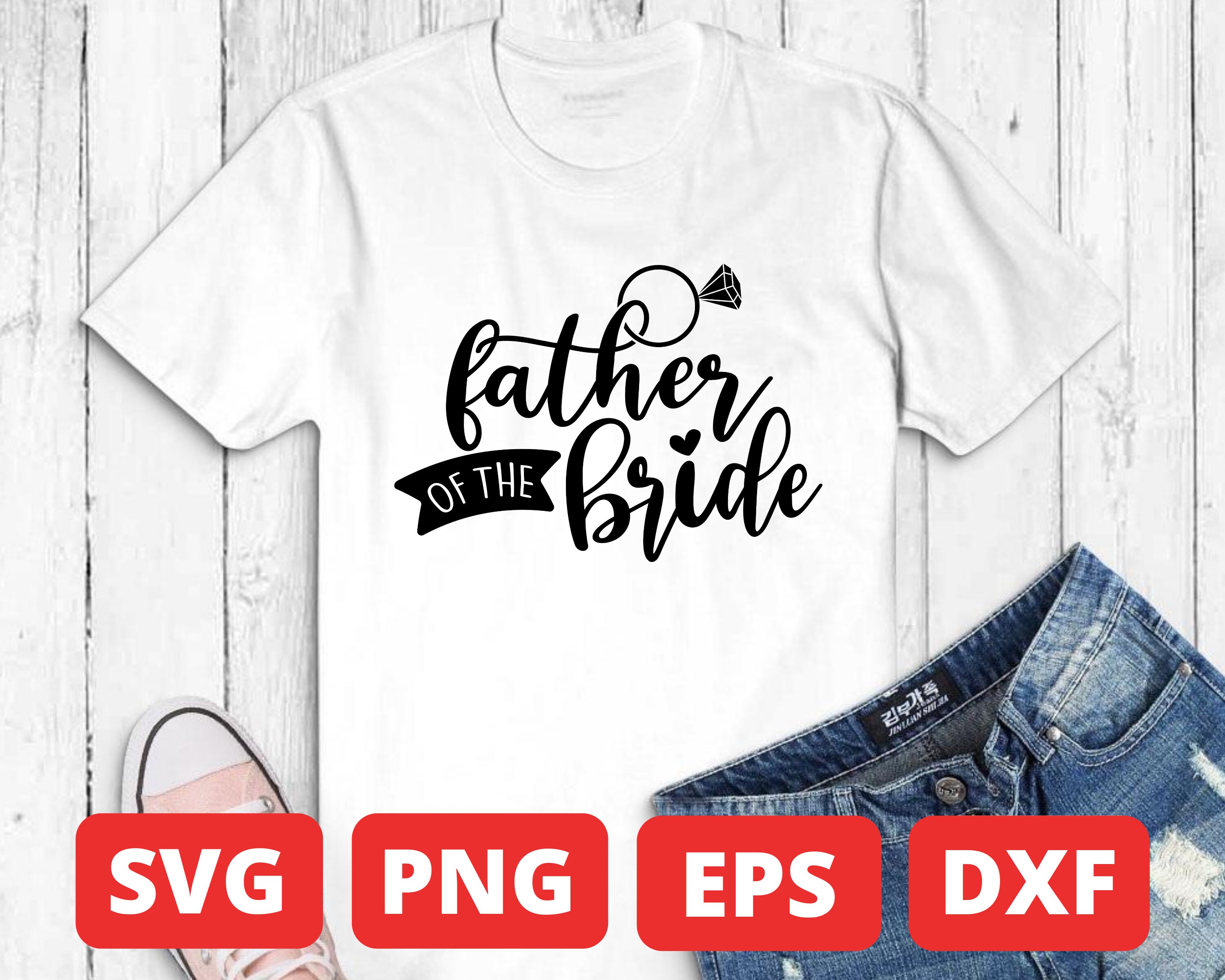 Download Father of the bride SVG CUT FILE bride svg groom instant | Etsy