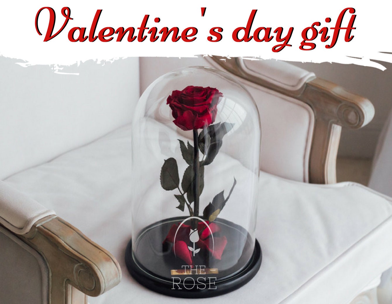 Die Schöne und das Biest Rose Romantisches Rot Etsy