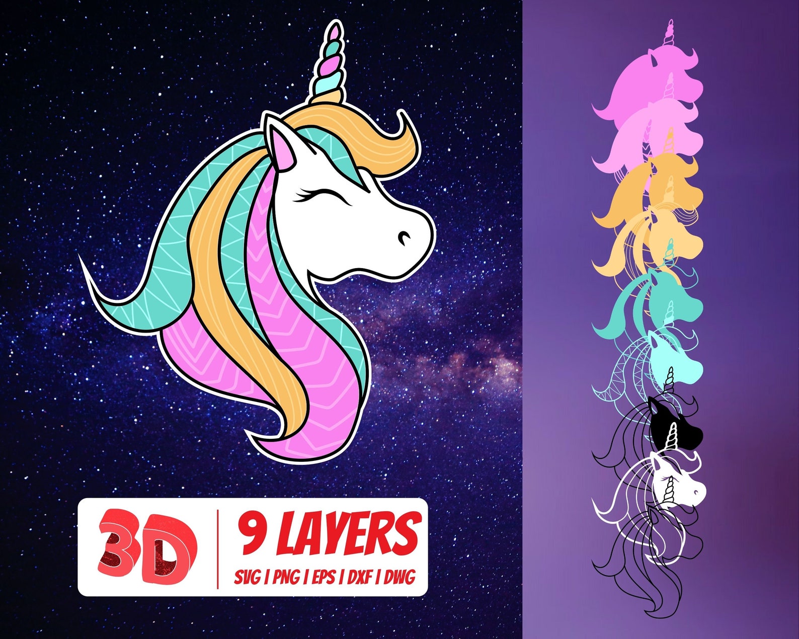 Free Free 328 Unicorn Mandala Cricut SVG PNG EPS DXF File