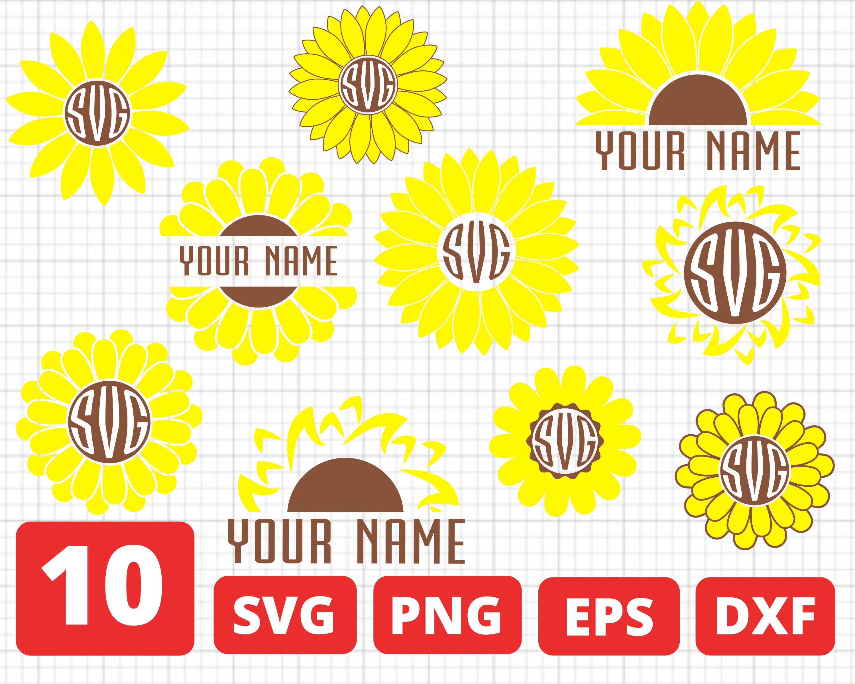 Free Free 219 Sunflower Circle Svg SVG PNG EPS DXF File