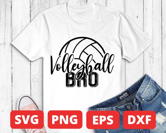 Volleyball Bro SVG Cut File Volleyball Brother Svg Instant | Etsy