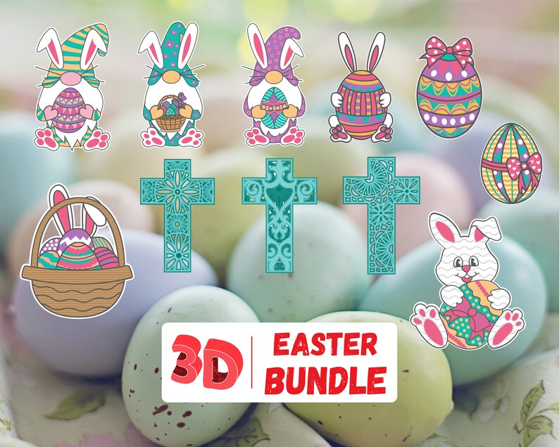 Download 3d Easter Svg Bundle Mandala Cricut Easter Eggs Clip Art Etsy