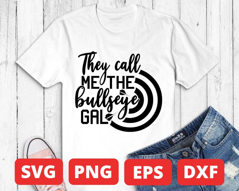 Download Bullseye gal SVG CUT FILE dart game svg instant download ...