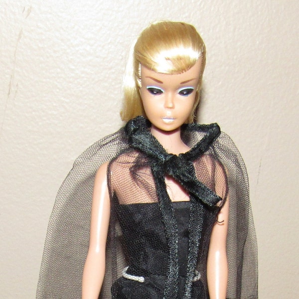 Gorgoeus Vintage Platinum Swirl Ponytail Barbie#850 In Tagged Black Majic #1609 Complete