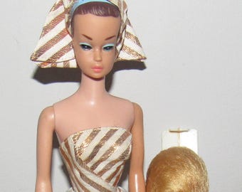 Fashion Queen Barbie From 1963 With Original Gold Swimsuit
