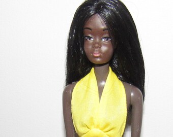 Vintage Barbie Malibu Christie Doll Twist N Turn 1975 7745 African American AA NRFB Hard to Find