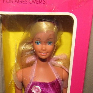 MIB NRFB Gorgoeus Vintage Foreign Barbie#0923 Malibu Face Circa 1983