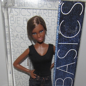 MIB NRFB Gorgeous Barbie Basics Black Label Model No. 08 - Etsy