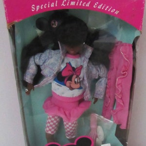 MIB & NRFB Beautiful Black &quot;Disney Barbie&quot; Special Limited Edition By Mattel #9385&quot; Circa 1990