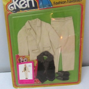 Vintage Ken Fashion Favorites MIP and NRFP Rare and HTF &quot;Well Suited #1407 Mattel Circa 1978