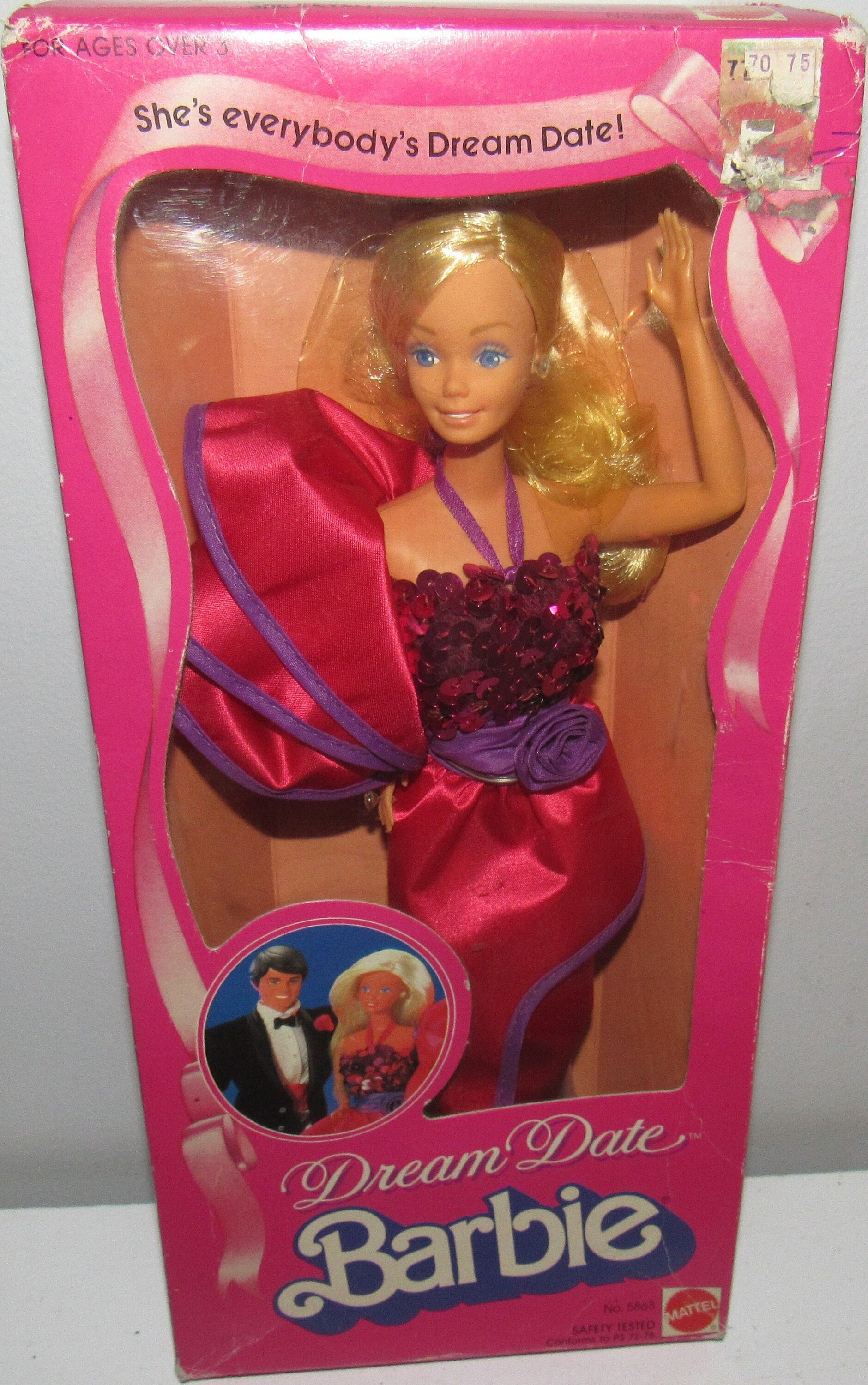 Barbie Dream Date Doll Mattel 1982 No. 5868 NRFB - We-R-Toys