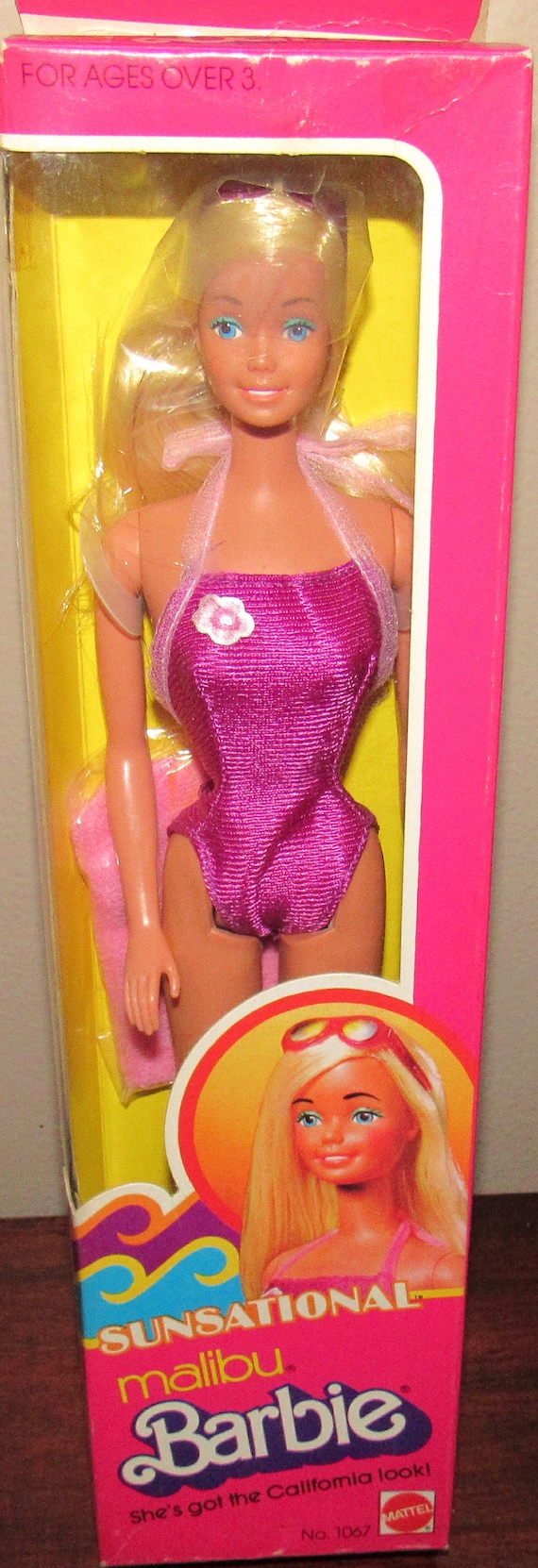 VIntage Mattel 1987 California Barbie Malibu Beach Party New