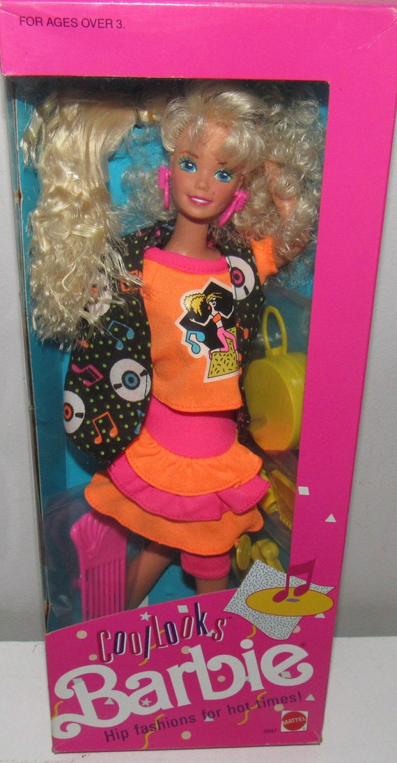 MIB NRFB Cool Looks Barbie #5947 Circa 1990 - Etsy