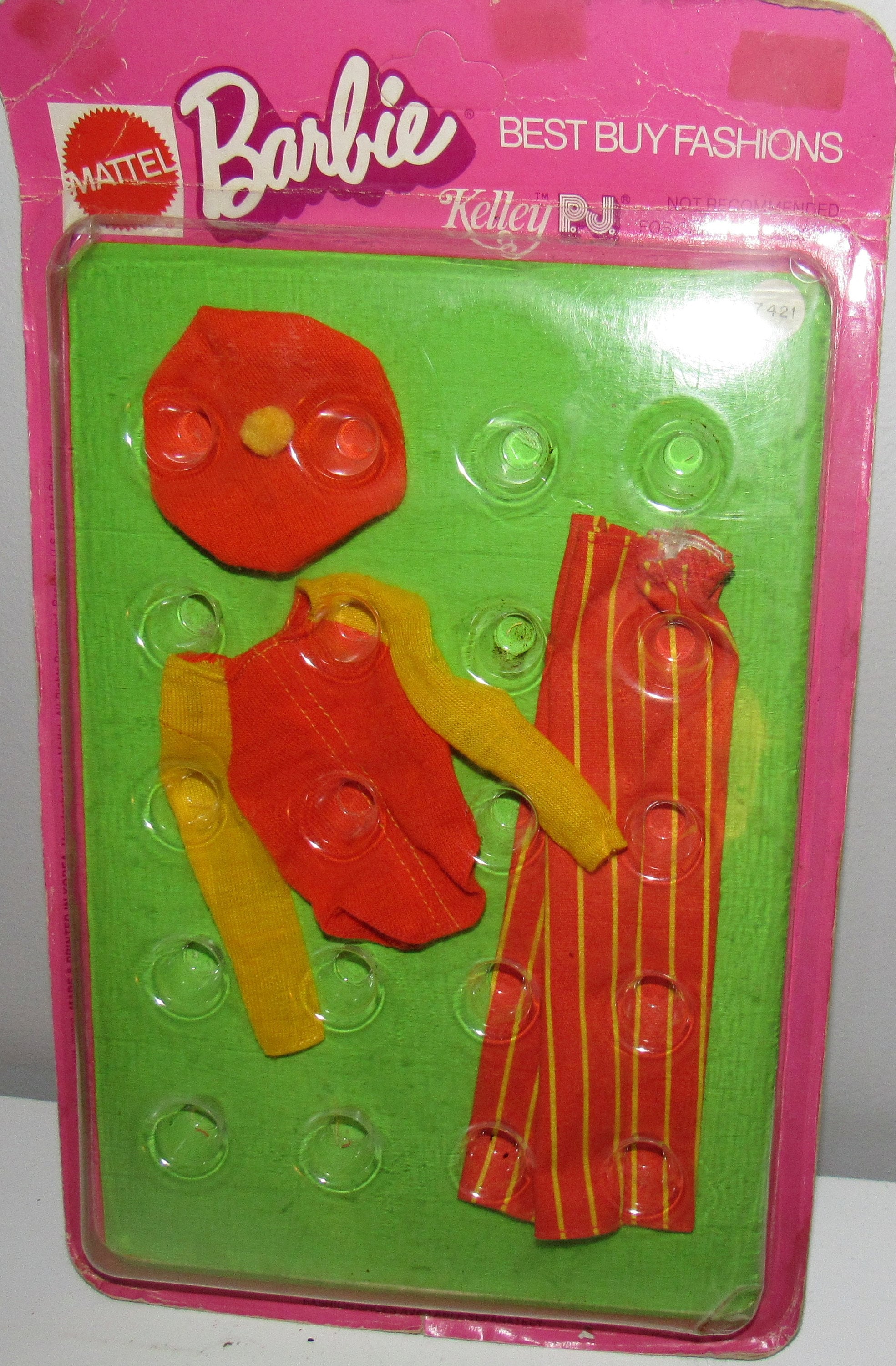 Vintage MIP & NRFB Barbie Best Buy Fashion Kelly PJ #7421 Circa
