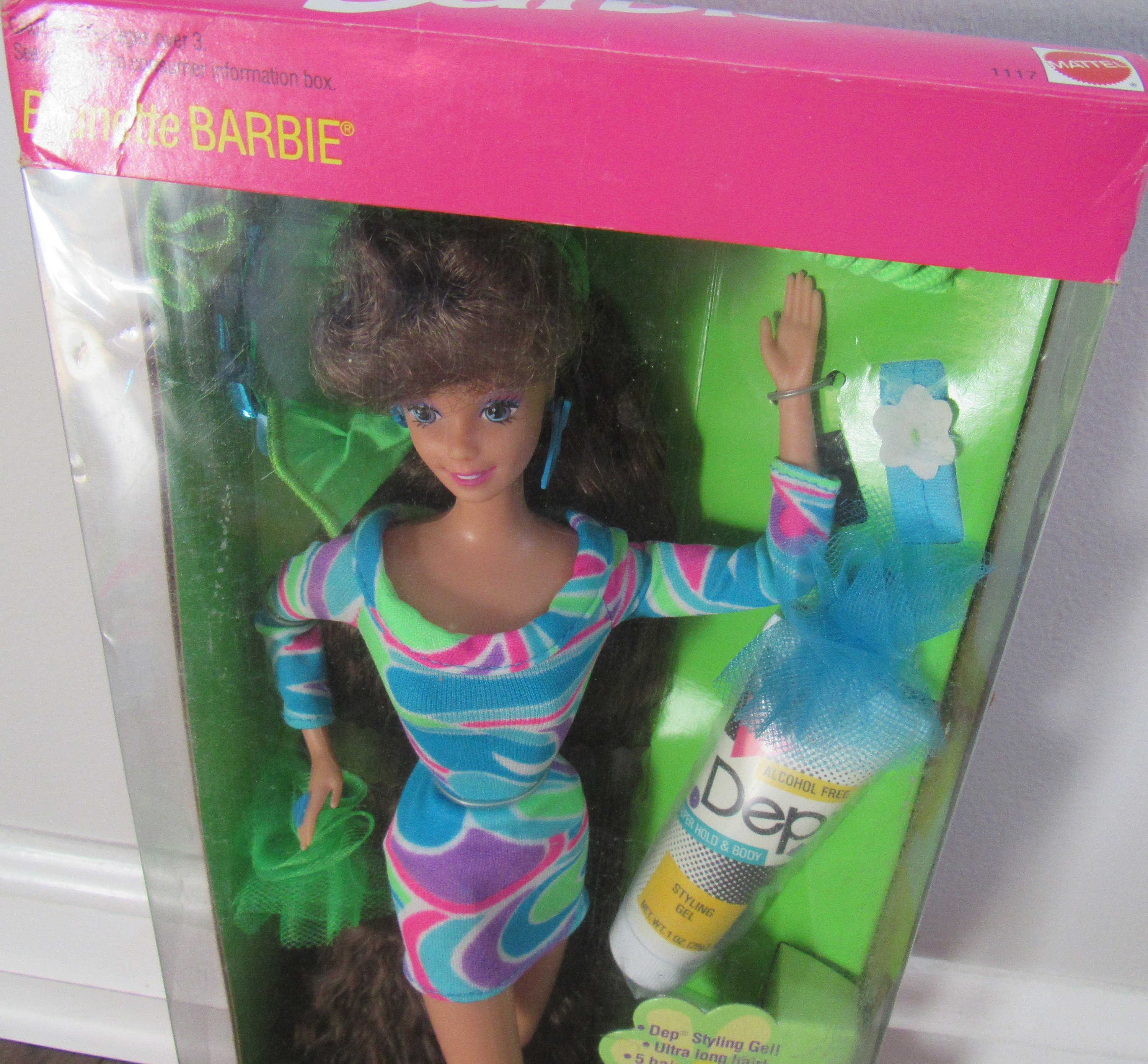 MATTEL BARBIE TOTALLY Hair Ultra Chevelure 1992 Complete China EUR