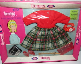 MIP NRFP Vintage Ideal Tammy Doll "School Daze" fashion Circa 1963