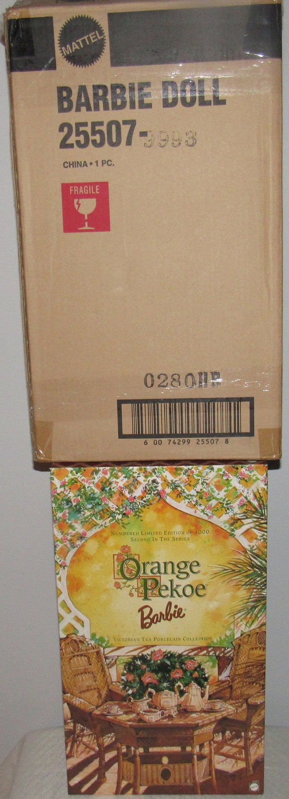 MIB & NRFB Gorgeous L.E. Orange Pekoe Barbie W/shipper Circa - Etsy