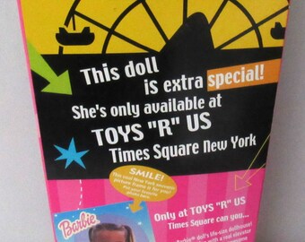 MIB NRFB Toys R Us in Times Square New York Barbie Doll
