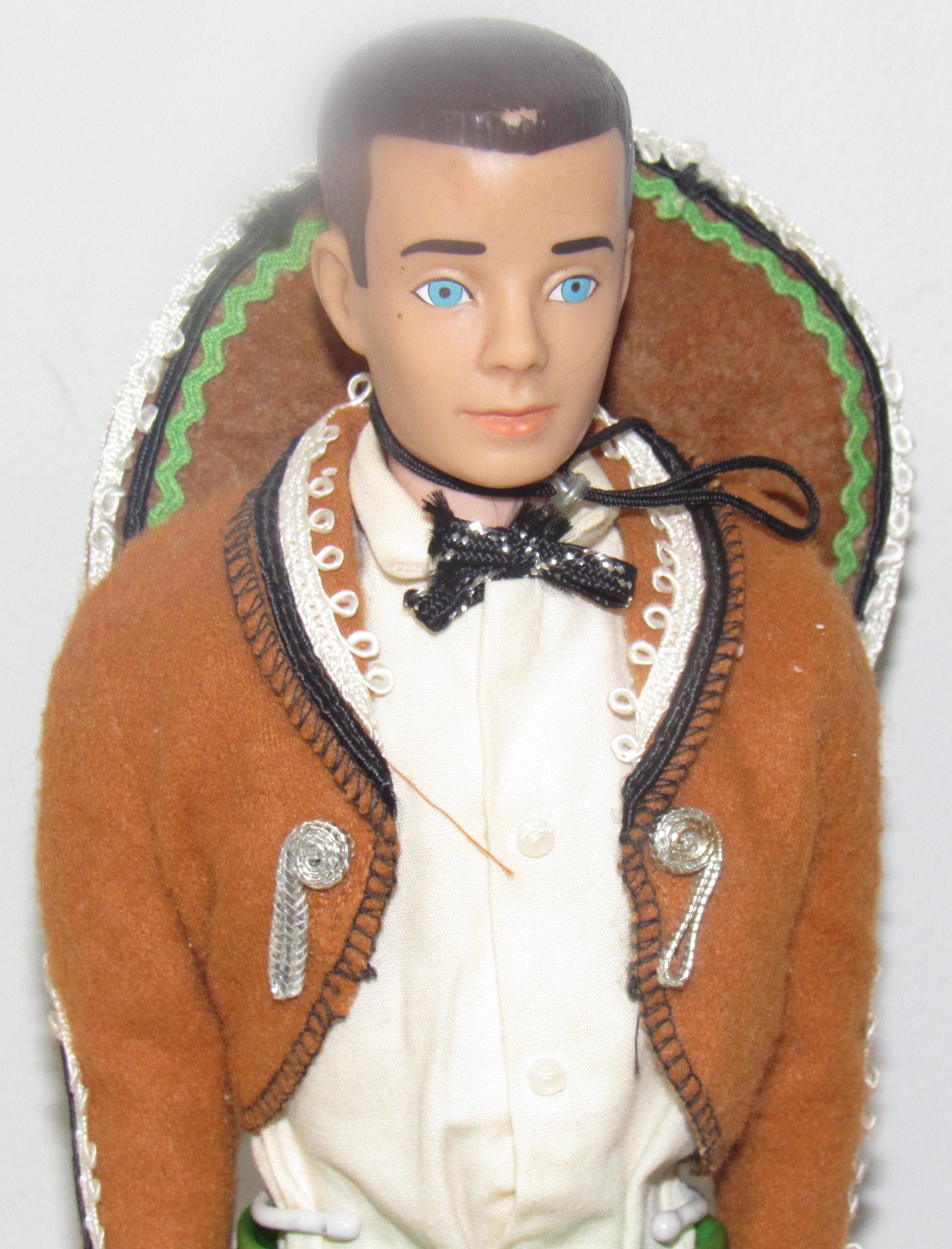 Vintage Brunette Painted Hair Ken Doll Doll #750 Circa 1961