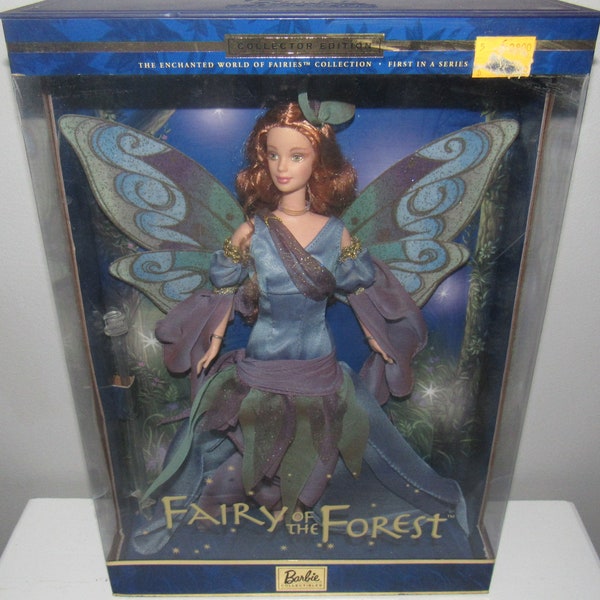 MIB & NRFB Beautiful "Fairy of The Forest Barbie #25639" Circa 1999