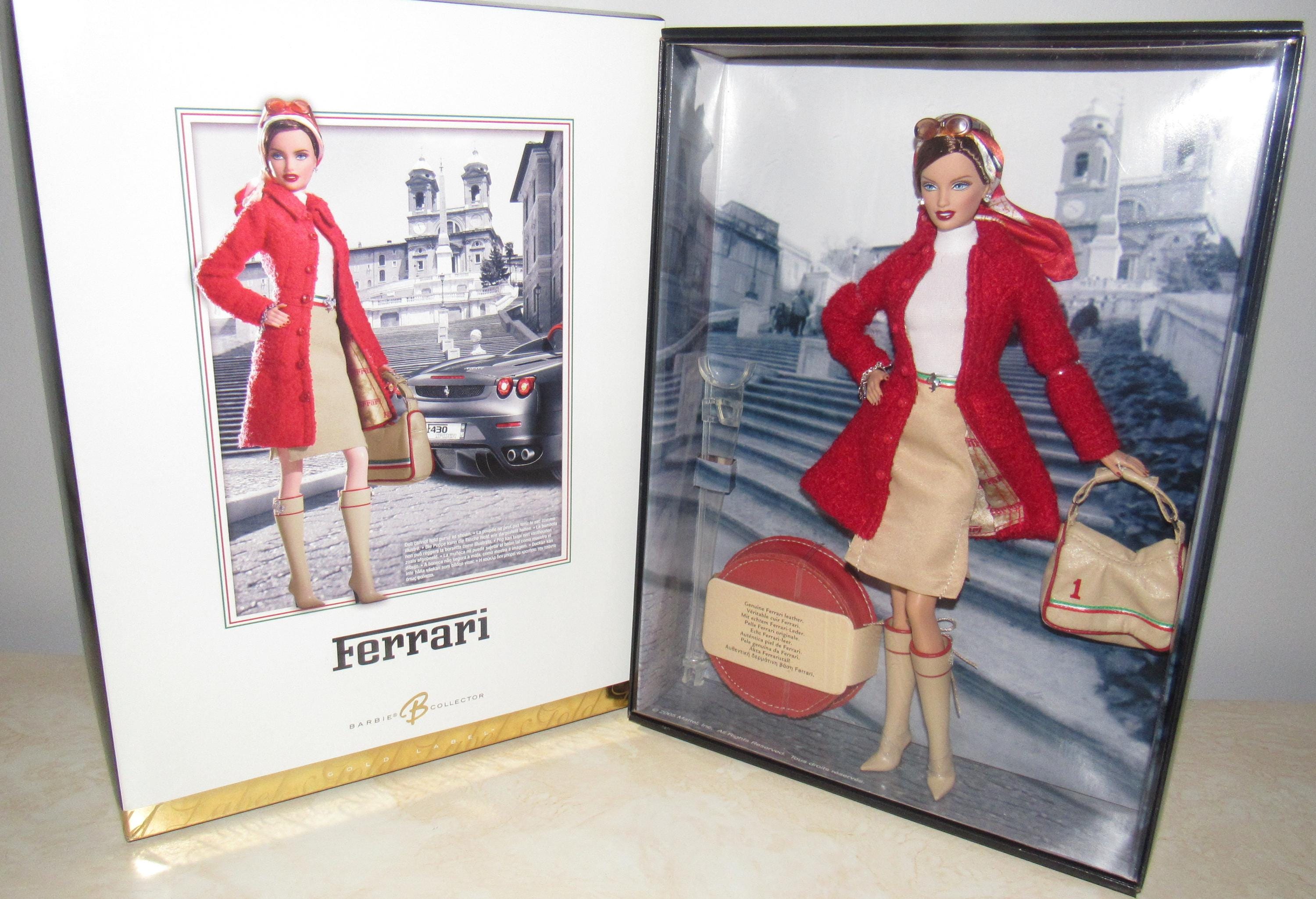 Ferrari Barbie - Etsy