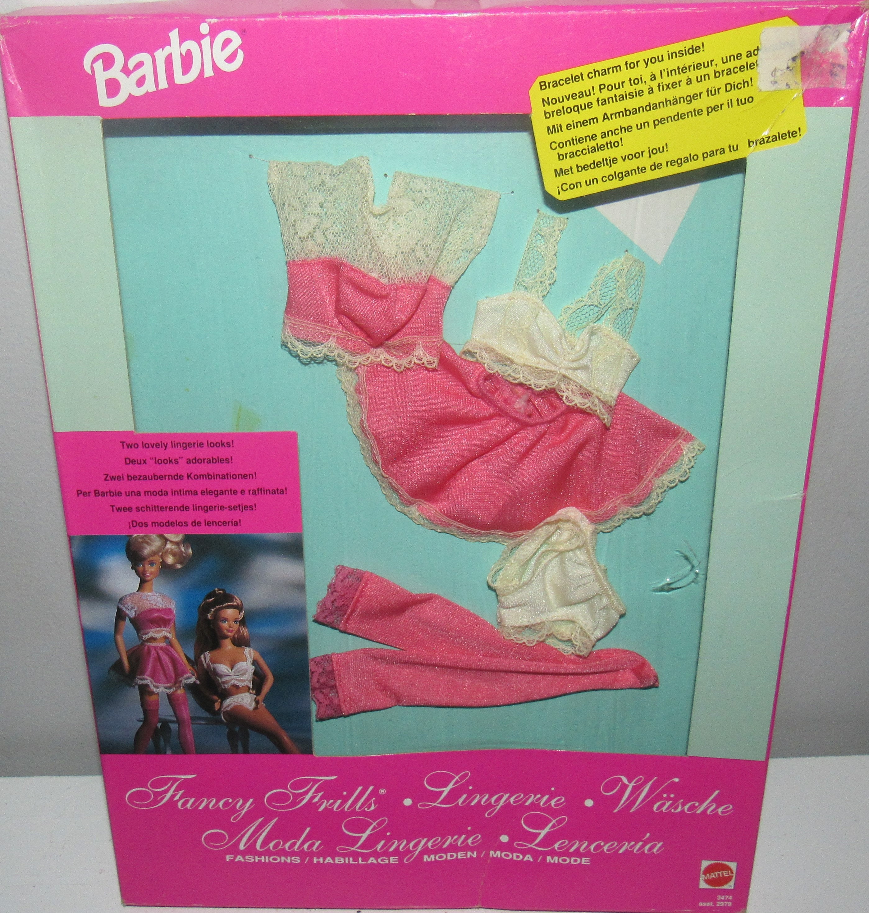 Barbie Fashion Model Lingerie 1度開封 Lot - 2002 Silkstone “Lingerie #4” Barbie Fashion Model, LE